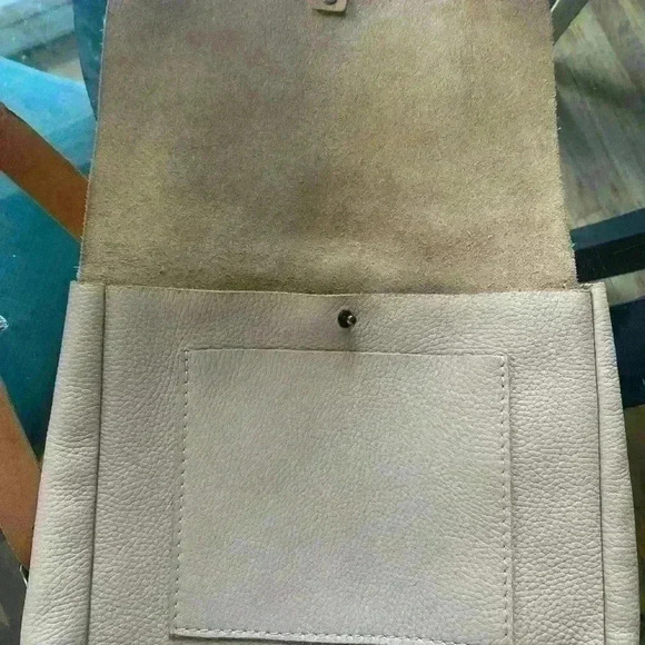 CALMA 11600 Made in Spain Pebbled Leather light pink backpack - Picture 10 of 14